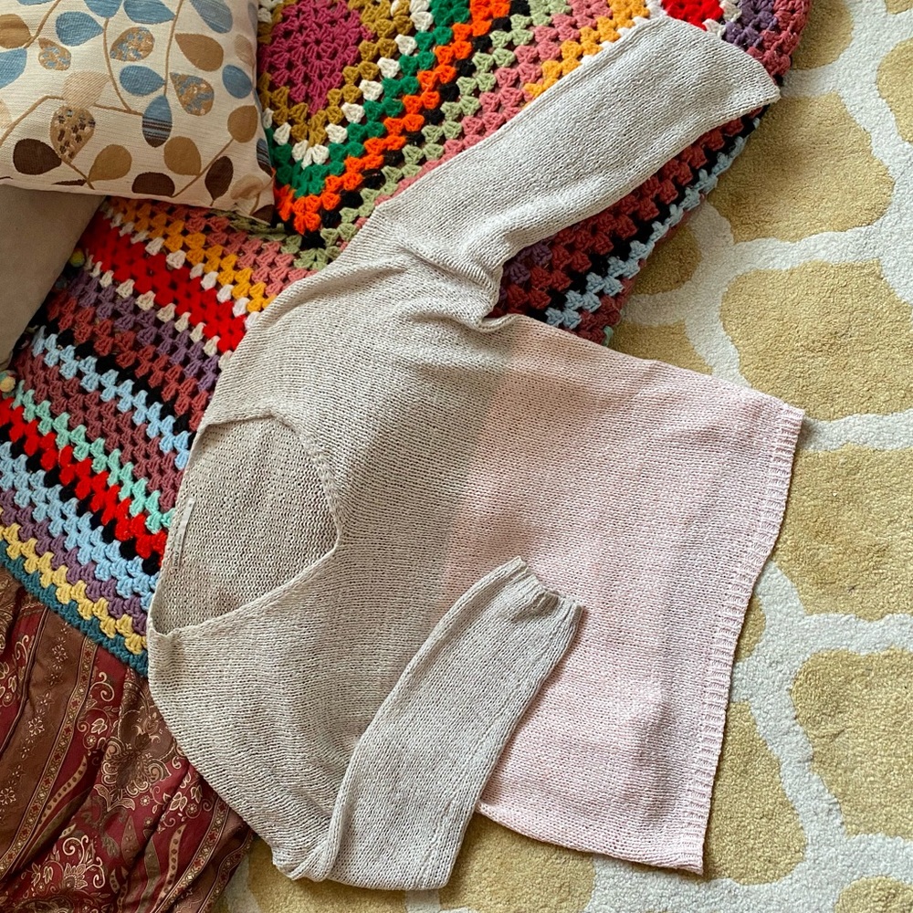 🐚Light knitted sweater in cotton - very comfy🌸